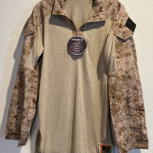 NEW! Mens SMALL Defender FROG Desert Marpat USMC FR Combat Ensemble Shirt - Picture 1 of 5